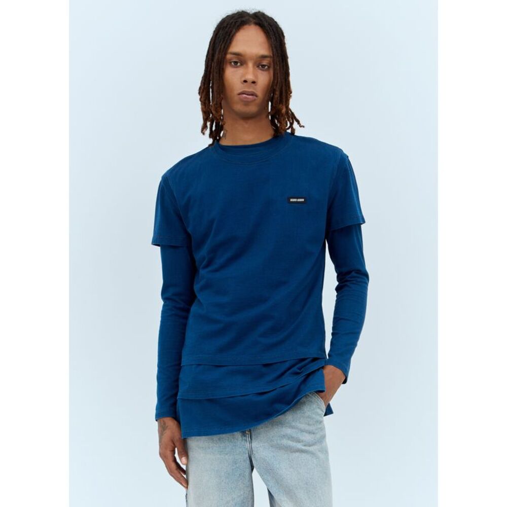 Miu Miu Men Set Of Three Logo-Patch T-Shirts
